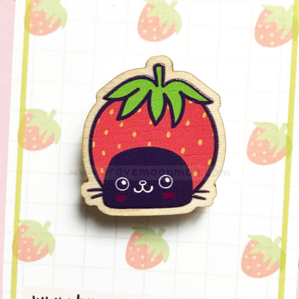 Fruit Cats Wooden Pin Set - Image 3