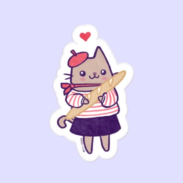 Baguette Vinyl Sticker