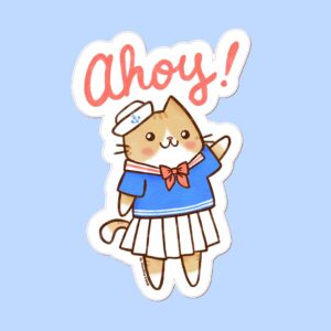 Ahoy Vinyl Sticker