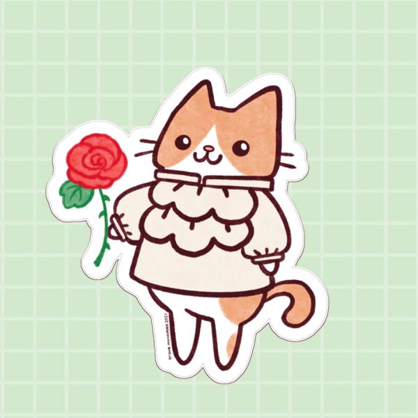 Sensitive Cat Vinyl Sticker