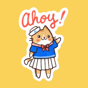 Ahoy Vinyl Sticker