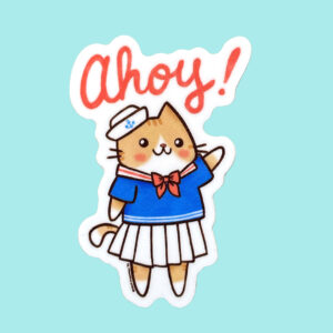 Ahoy Vinyl Sticker