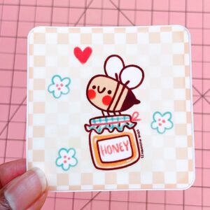 Honey Bee Vinyl Sticker