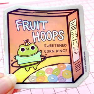 Fruit Hoops Vinyl Sticker