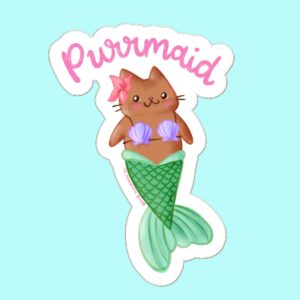 Purrmaid Vinyl Sticker