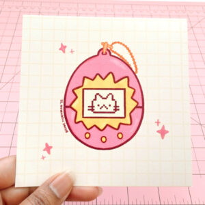 Virtual Pet Cat Art Print