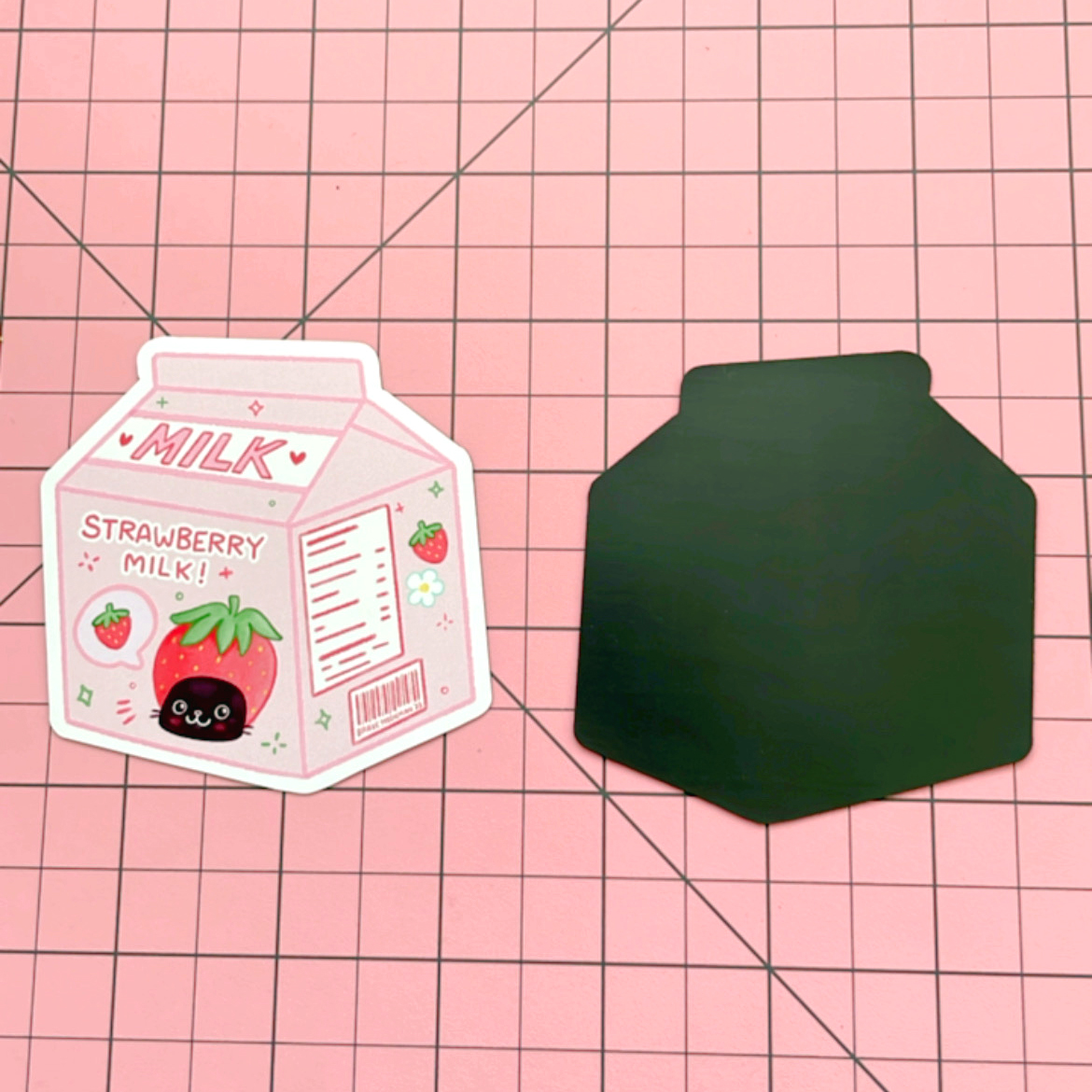 Strawberry Milk Magnet - Image 4