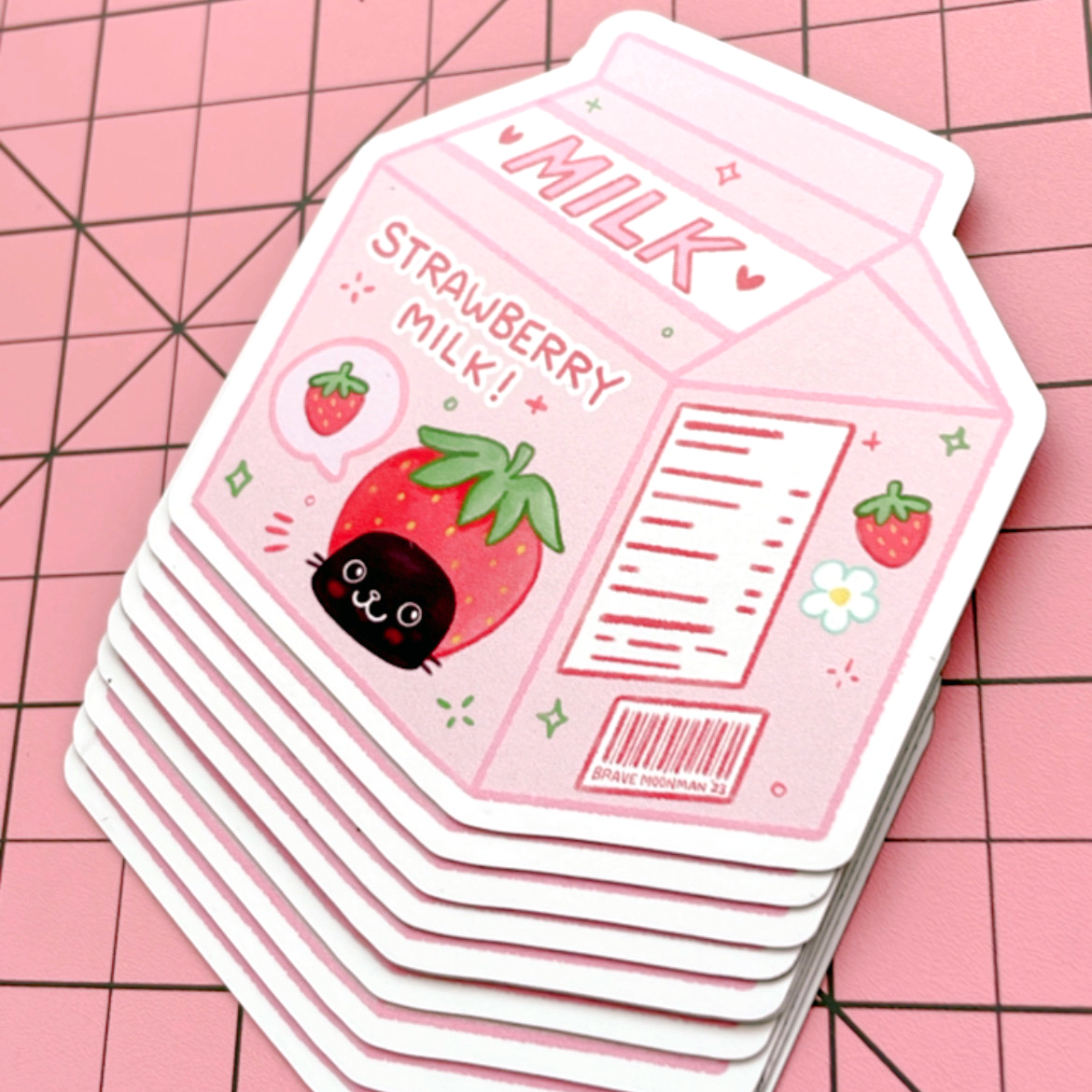 Strawberry Milk Magnet - Image 5