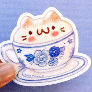 Cat Latte Sticker