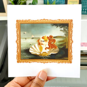 Hamster Venus Art Print