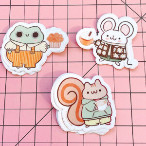 Pumpkin Spice Buddies Sticker Set