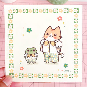 Flower Power Friends Art Print