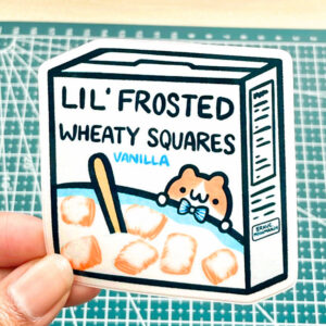 Shredded Wheat Cereal Vinyl Sticker