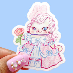 Meow-rie Antoinette Vinyl Sticker