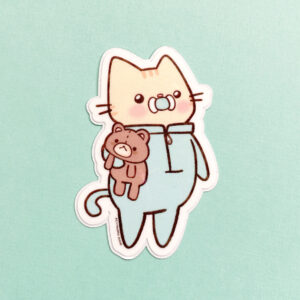 Baby Cat Vinyl Sticker