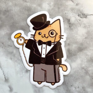 Rich Uncle Kitty Vinyl Sticker