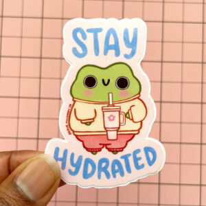 Stay Hydrated Vinyl Sticker