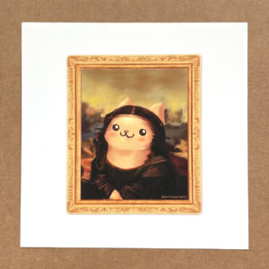 Meow-na Lisa Art Print