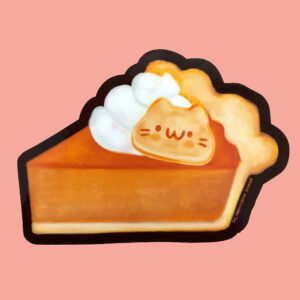 Pumpkin Pie Slice Vinyl Sticker